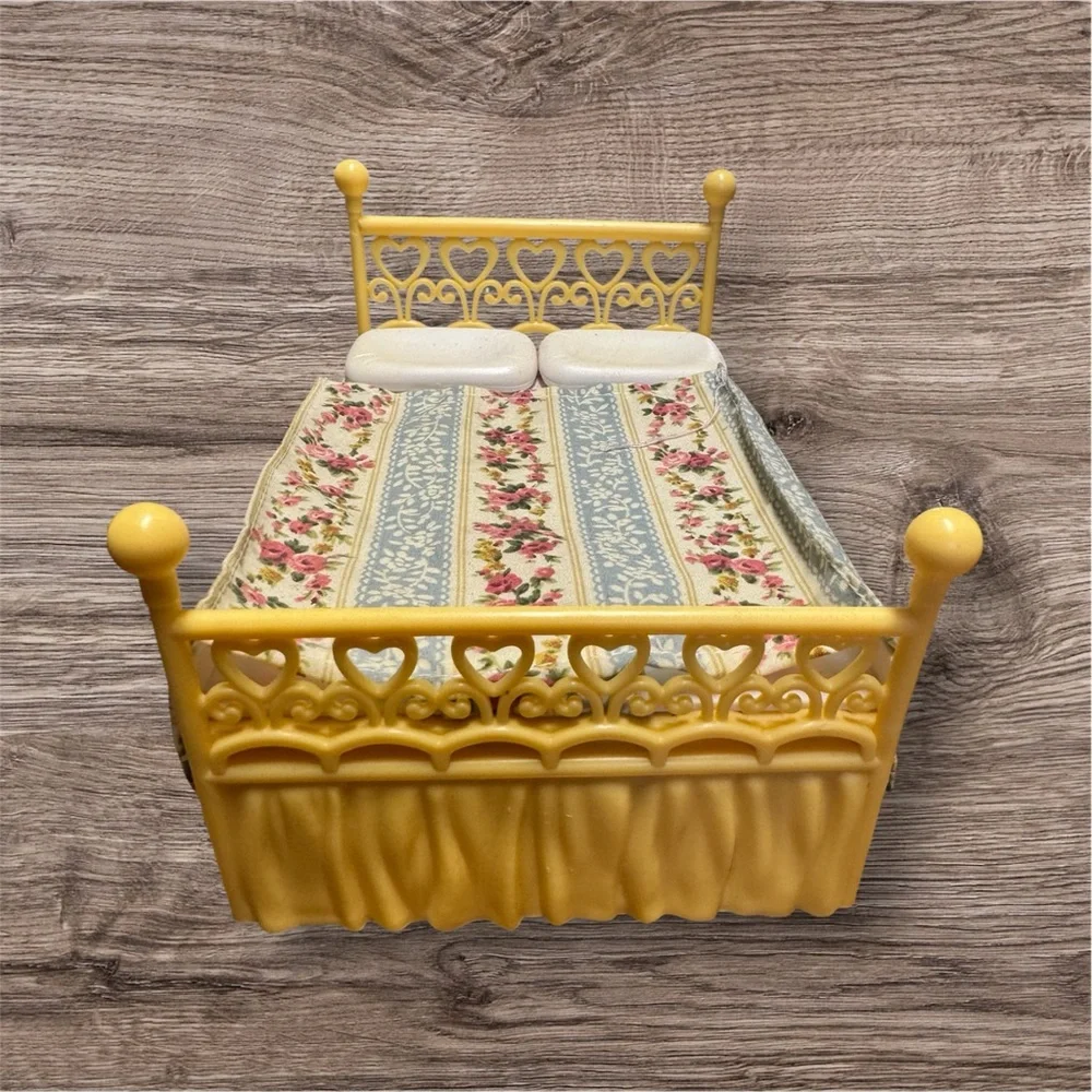 Caring Corners Dollhouse PARENTS BED Double 2007 Learning Curve
